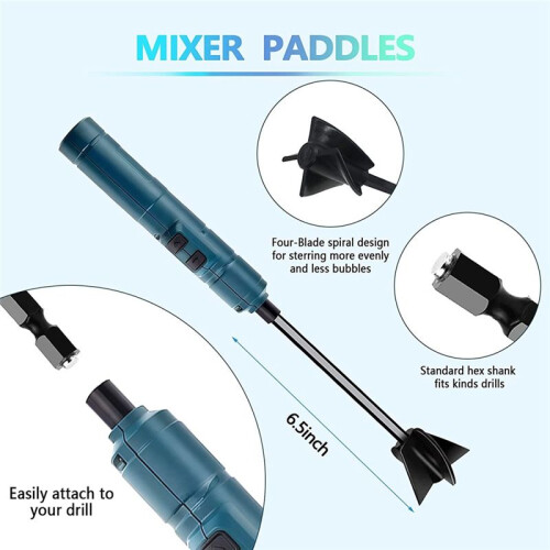 Handheld Rechargeable Epoxy Resin Mixer Resin Mixer 2