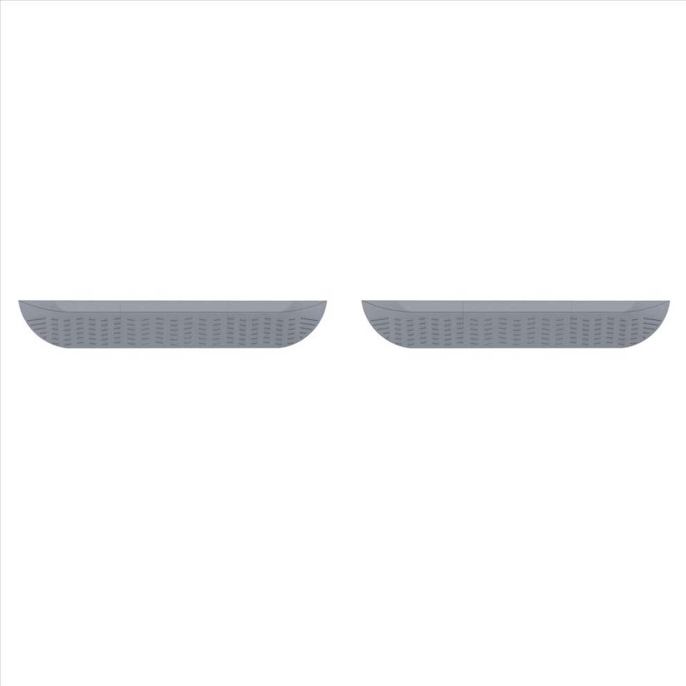 Gray Universal Robot Vacuum Sweeper Sill Bar Step Ramp Climbing Mat
