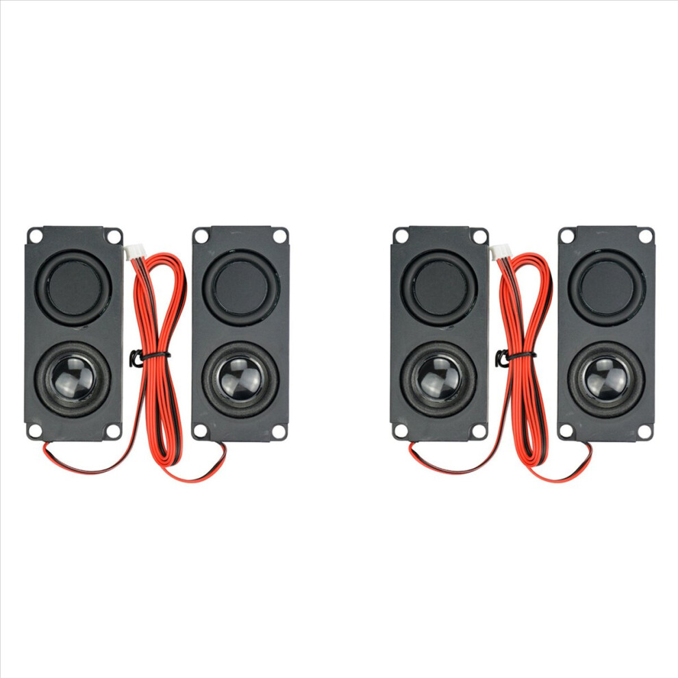 2Pcs Compact Square Speakers Sound System 45100 Speaker For Home 4851834947322