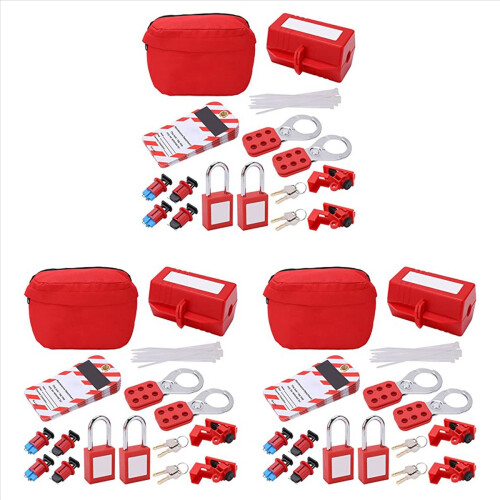 Electrical Circuit Breaker Lockout Tagout Kit, for Industry, Auto