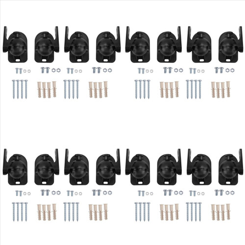4PCS Universal Speaker Wall Mount Bracket Ceiling Stand Clamp