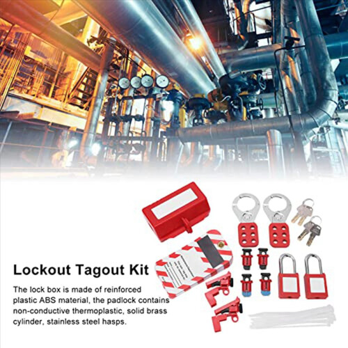 Electrical Circuit Breaker Lockout Tagout Kit, for Industry, Auto 2