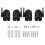 4PCS Universal Speaker Wall Mount Bracket Ceiling Stand Clamp 3