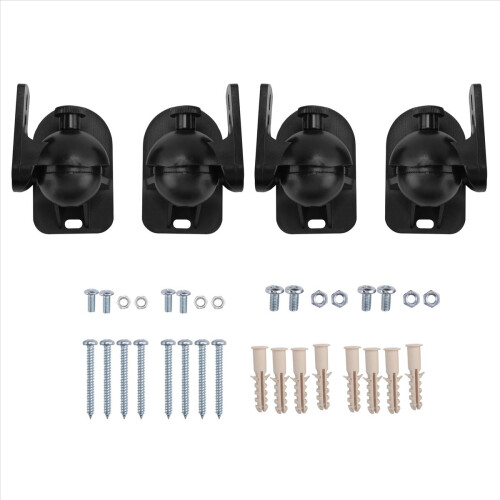 4PCS Universal Speaker Wall Mount Bracket Ceiling Stand Clamp 2