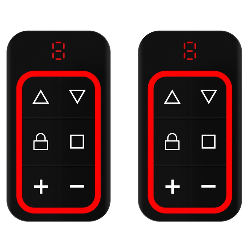 8Ch Multi Frequency Garage Door Remote Control 270-868Mhz Red 4851834943621