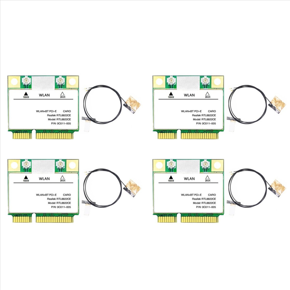 Rtl8822ce Wifi Card+Antenna 1200Mbps 2.4G+5Ghz 802.11Ac Network 4851834938849