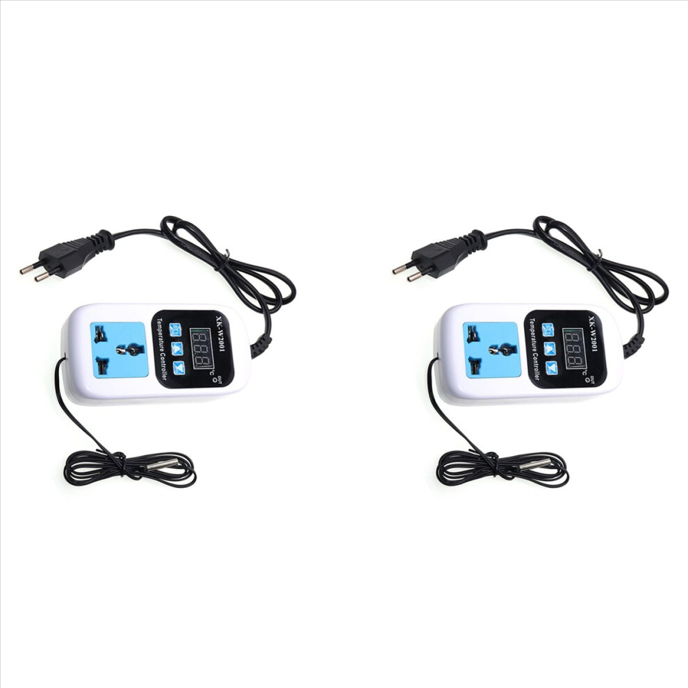 XK-W2001 Digital Temperature Controller Socket EU Plug