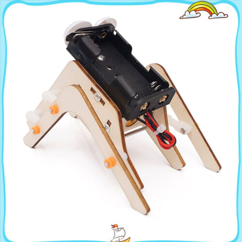 Wooden Walking Spider Robot Spider Robot DIY Assemble Model 1