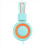 Children's Headphones Headset,orange+green 3