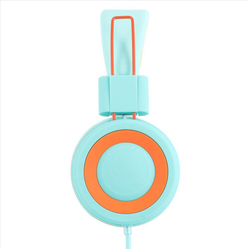 Children's Headphones Headset,orange+green 2