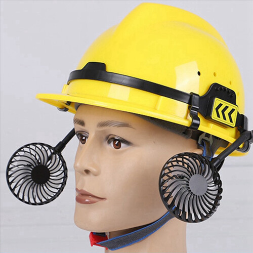 Safety helmet external fan 3 speeds with night light 1
