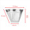 Coffee Filter Coffee Maker Reusable Stainless Steel for 2