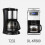 Coffee Filter Coffee Maker Reusable Stainless Steel for 4