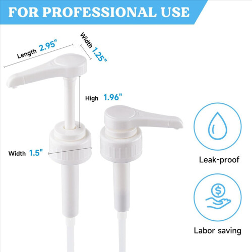 Gallon Pump Dispenser, 2pcs Large Resin Pump Dispenser 10CC 2