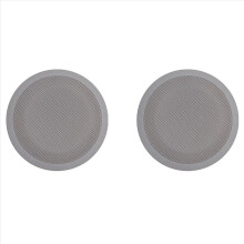 For Car Front Rear Door Speaker Cover Audio Horns Case Gray