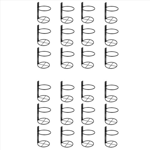 6 Pack Wall Mounted Wine Rack, for Wine Storage Wall Wine Theme Decor