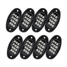 RGB Rock Lights, Multicolor Underglow Lights Kit,8 Pods