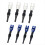 8PCS Motorcycle Accessories Wide Mouth Funnels Flexible Draining Tool 1