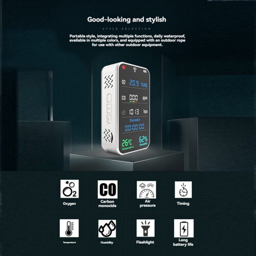 Tuya Smart WiFi Oxygen Concentration Air Detector C 2