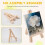14Pcs Mini Canvas and Easel Brush Set, Canvas Inch 6