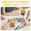 14Pcs Mini Canvas and Easel Brush Set, Canvas Inch 5