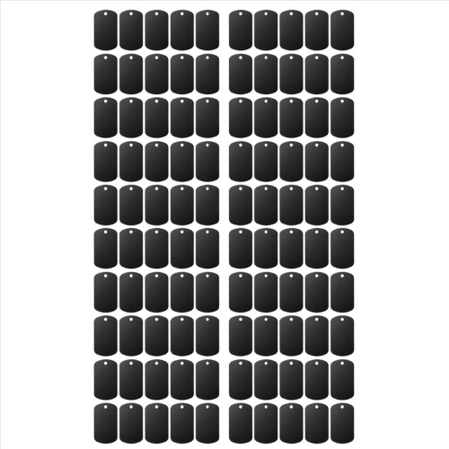 Aluminum Stamping Blanks Engraving Blank Tags 25 Pack