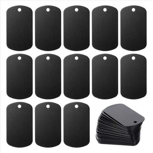 Aluminum Stamping Blanks Engraving Blank Tags 25 Pack 1