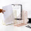 Gold Electroplated Iron Desktop Shelf File Magazine Book Stand 6