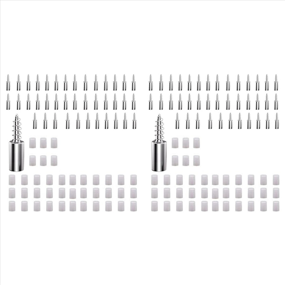 40 Pcs Shelf Bracket Screws Pegs With Non-Slip Sleeve, For Furniture 4851834952012
