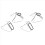 2 pairs Safety Glasses Side Shield on Eye Glasse 2