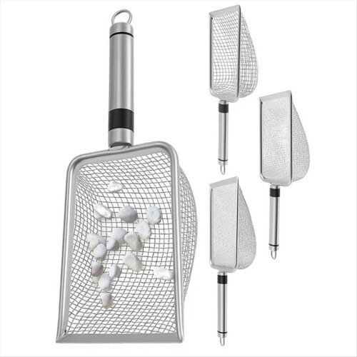 4PCS Soil Sifter for Gardening,Compost Sifter with Handle