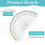 100 Pack Plastic Protractors 2