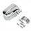 Motorcycle Front Brake Master Cylinder Reservoir Cover Silver 2