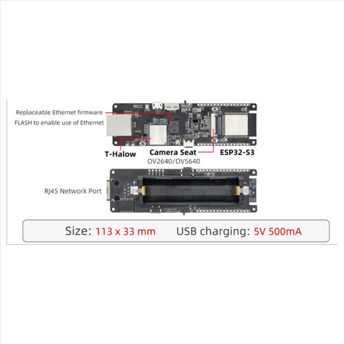T-Halow ESP32-S3 Ethernet Development Board WiFi Bluetooth Module 1