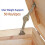 Heavy Duty Hinge Lid Support Hinge for Cabinet Kitchen Wardrobe 2 PCS 4