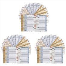 12 Budget Sheets,for A6 Budget Binder for Cash&LEDger Book,for Wallet