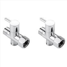 Adapter with Shut-Off Valve 3-Way Tee Connector 7/8In x 7/8In x G1/2