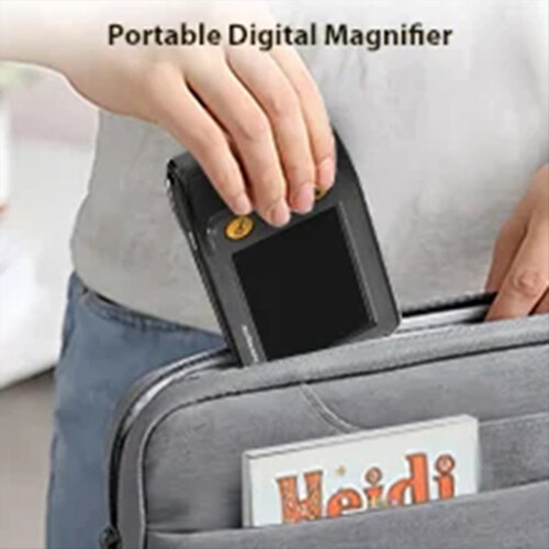 Digital Video Magnifier 3.5In LCD 2-25x Zoom White 2