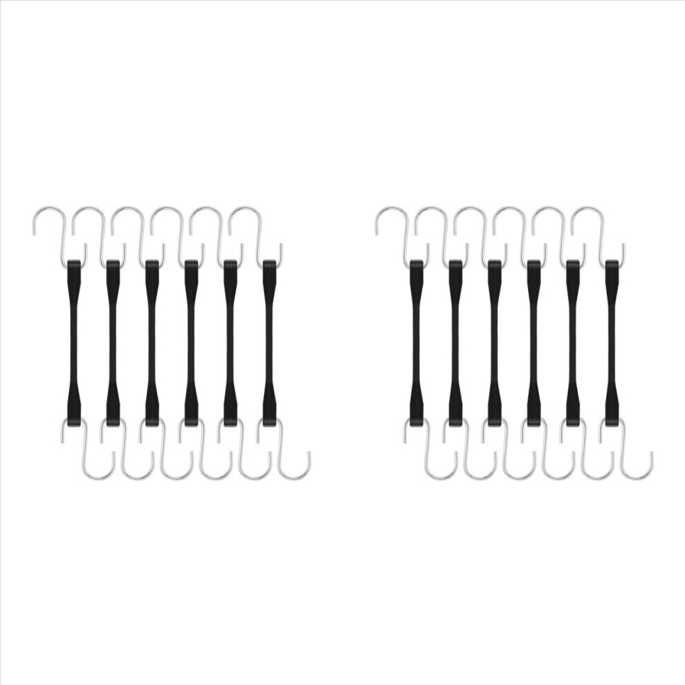 Rubber Cords With Hooks 6 Inch,Rubber Bungee Cords Heavy Duty 4852609182177