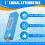 SMA Adjustable Attenuator Signal Attenuator 0-90dB 2W DC-4G 4