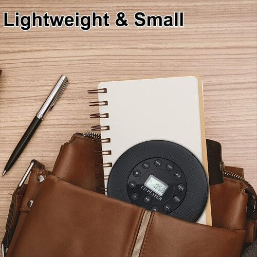 Portable CD Player with Speaker Anti Skip CD Player for Car MP3 1