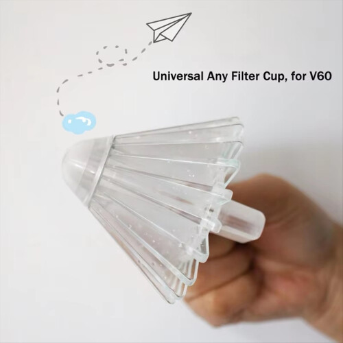 Hand-Brewed Coffee Filter Cup Papers Presser Cone-Shaped 2