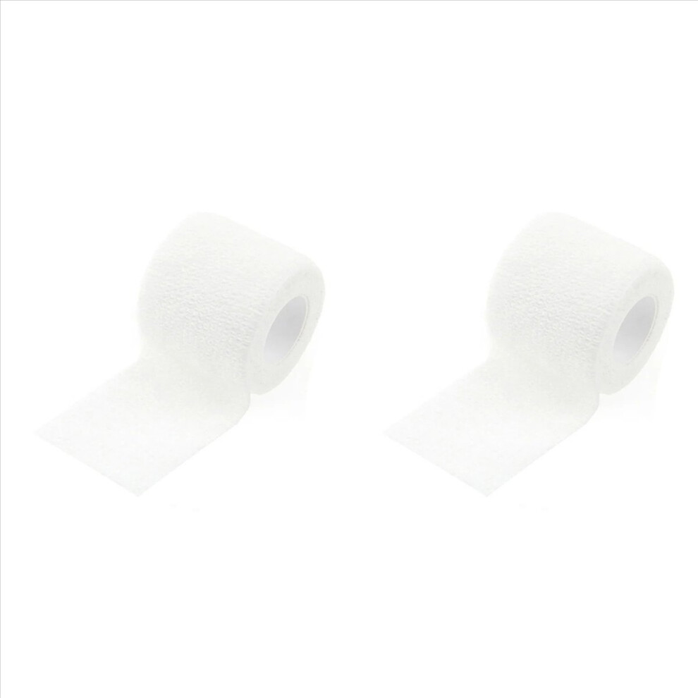 Sport Self Adhesive Elastic Bandage Wrap Tape 5cm x 4.5M White