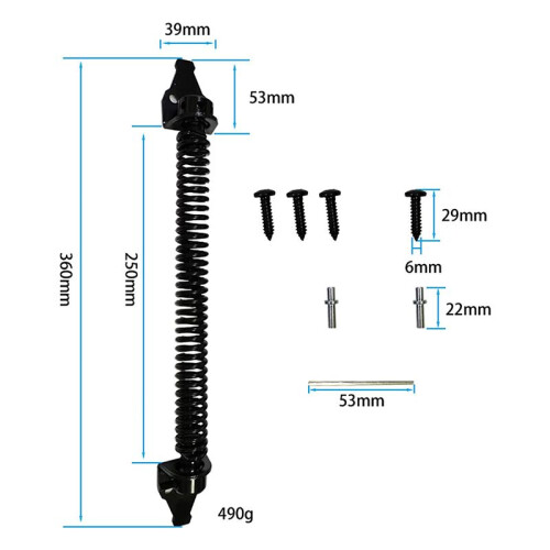 Tension Spring Adjustable Door Closer Automatic Door Closer 1