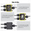 Junction Box Outdoor Waterproof Electrical Box,3 Way Plug Line 4