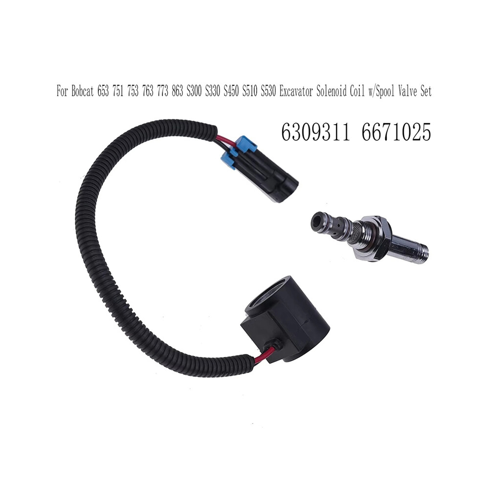 For Excavator Solenoid Coil With Spool Valve Set 4852609100027