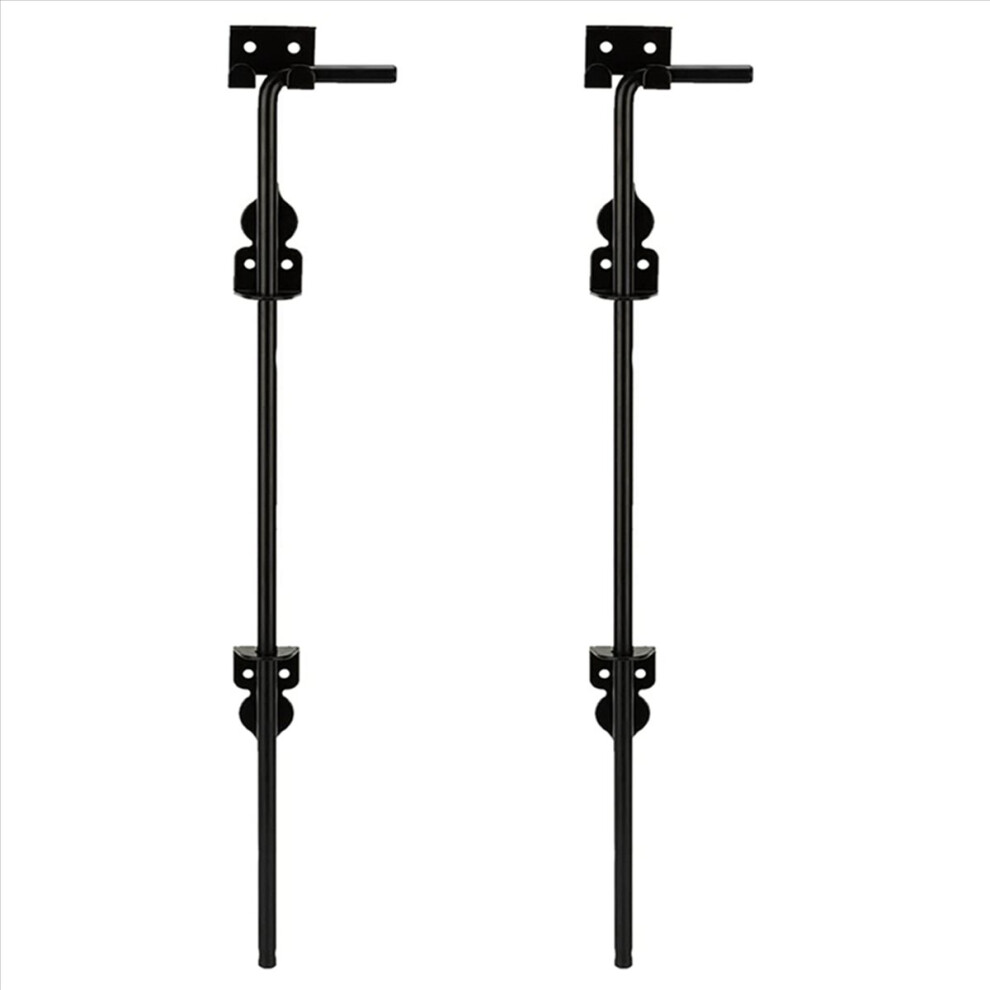 18Inch Cane Bolt Heavy Duty Gate Drop Rod, Cane Bolts For Wood Fences 4852609195306