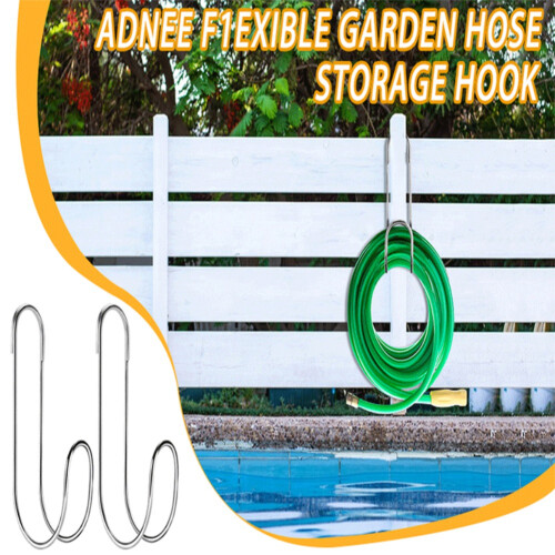 2 Pcs Flexible Garden Hose Storage Hook Water Hose Hanger 2