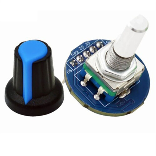 EC11 encoder module rotation potentiometer module with knob cap 2
