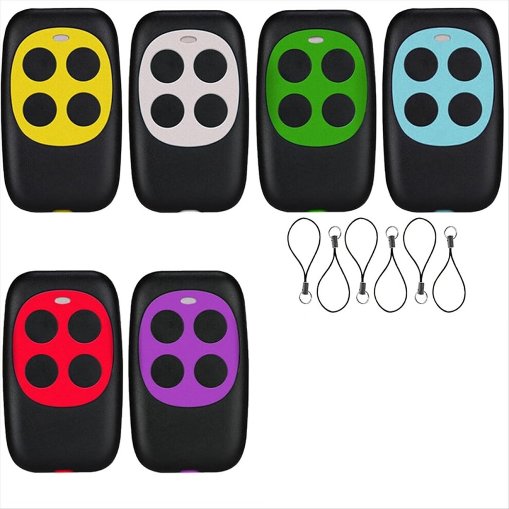Garage Door Opener Remote Control Universal 433.92 Mhz 6Pcs 4852609197553